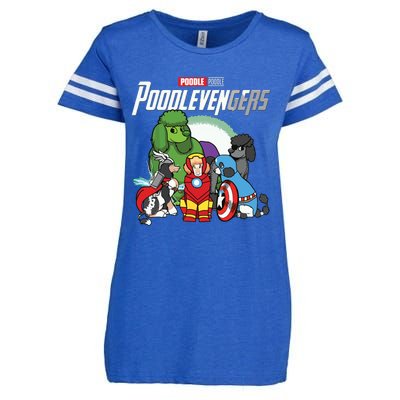 POODLEVENGER Assemble Poodle Super Dog Poodle Dog Lover Enza Ladies Jersey Football T-Shirt