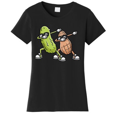 Peanut And Pickle Dabbing Peanut Butter Lover Women's T-Shirt