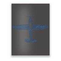 Phonetic Alphabet Pilot Airplane Poster