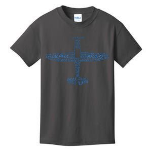 Phonetic Alphabet Pilot Airplane Kids T-Shirt