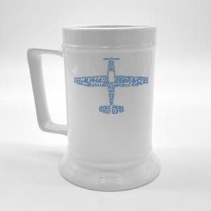 Phonetic Alphabet Pilot Airplane Beer Stein