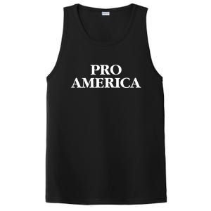 Pro America President Trump 2024 Patriotic PosiCharge Competitor Tank