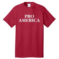 Pro America President Trump 2024 Patriotic Tall T-Shirt