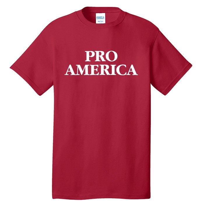 Pro America President Trump 2024 Patriotic Tall T-Shirt