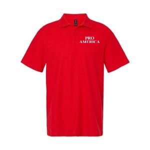 Pro America President Trump 2024 Patriotic Softstyle Adult Sport Polo