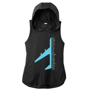 Phonetic Alphabet Pilot Airplane Funny Aviator Lover Ladies PosiCharge Tri-Blend Wicking Draft Hoodie Tank