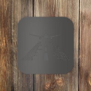 Phonetic Alphabet Pilot Airplane Coaster