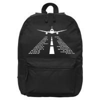 Phonetic Alphabet Pilot Airplane 16 in Basic Backpack