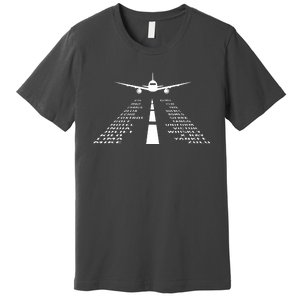 Phonetic Alphabet Pilot Airplane Premium T-Shirt