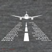 Phonetic Alphabet Pilot Airplane Premium T-Shirt