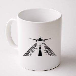 Phonetic Alphabet Pilot Airplane Coffee Mug