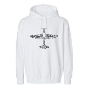 Phonetic Alphabet Pilot Airplane Garment-Dyed Fleece Hoodie