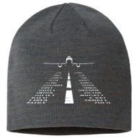 Phonetic Alphabet Pilot Cadet Airplane Sustainable Beanie