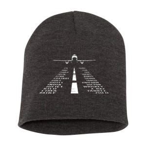 Phonetic Alphabet Pilot Cadet Airplane Short Acrylic Beanie