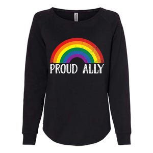 Proud Ally Pride Rainbow Queer Lesbian Gay Csd Party Lgbtq+ Womens California Wash Sweatshirt