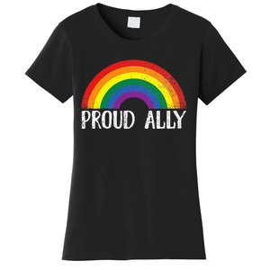 Proud Ally Pride Rainbow Queer Lesbian Gay Csd Party Lgbtq+ Women's T-Shirt