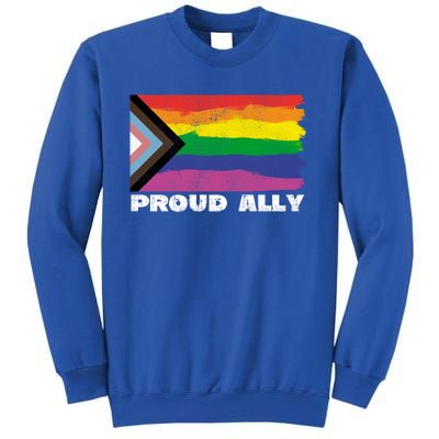 Proud Ally Pride Month Lgtbq Black Pride Flag Great Gift Sweatshirt