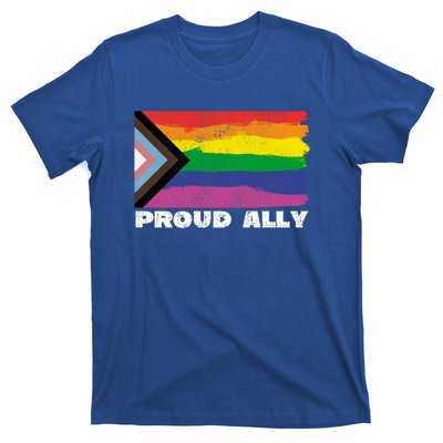 Proud Ally Pride Month Lgtbq Black Pride Flag Great Gift T-Shirt