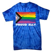 Proud Ally Pride Month Lgtbq Black Pride Flag Great Gift Tie-Dye T-Shirt