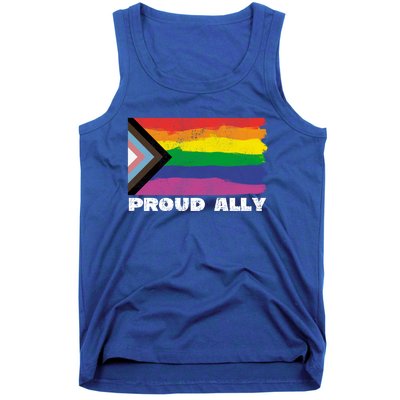 Proud Ally Pride Month Lgtbq Black Pride Flag Great Gift Tank Top