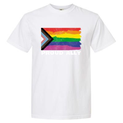 Proud Ally Pride Month Lgtbq Black Pride Flag Great Gift Garment-Dyed Heavyweight T-Shirt