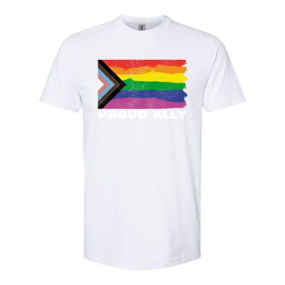 Proud Ally Pride Month Lgtbq Black Pride Flag Great Gift Softstyle CVC T-Shirt