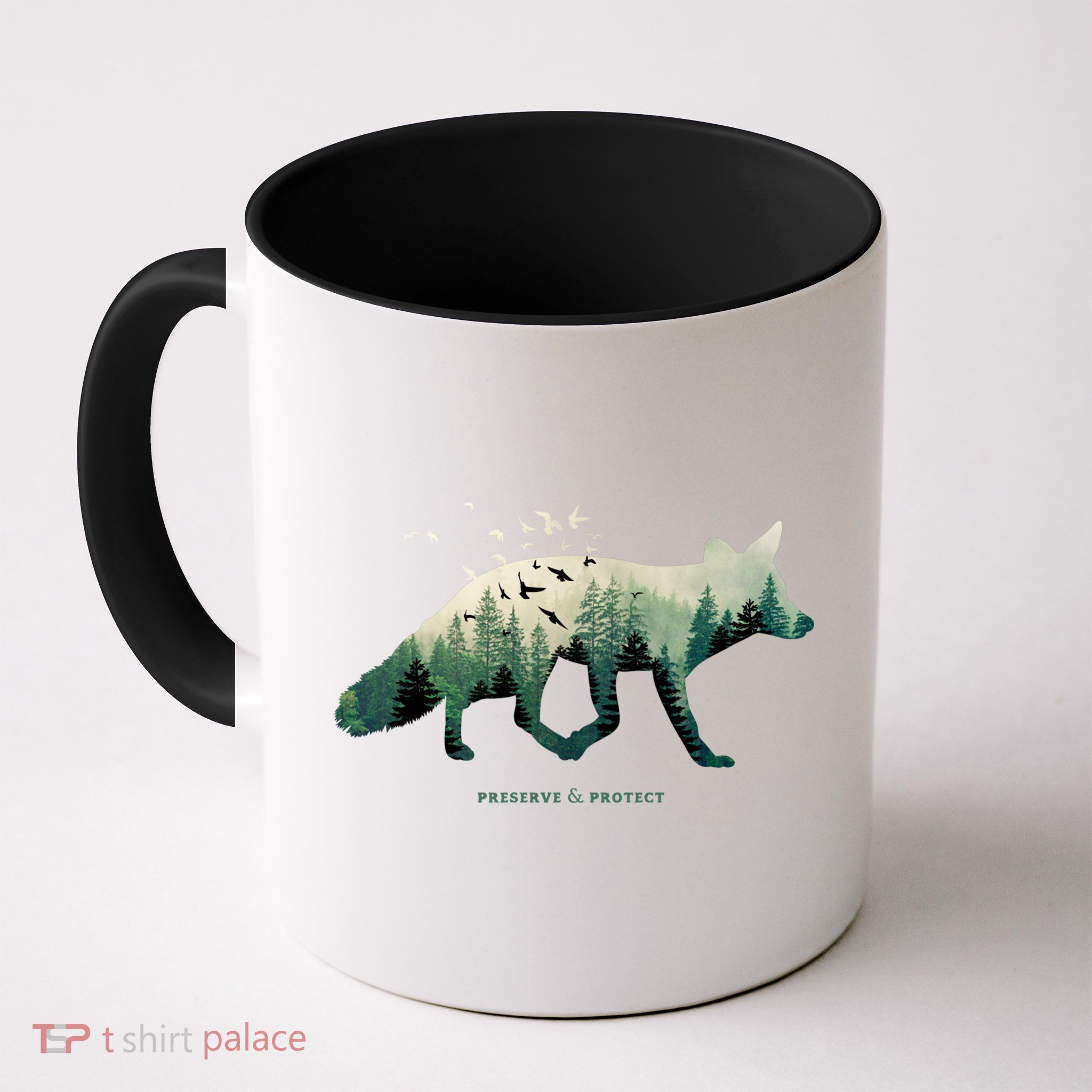Preserve And Protect Vintage National Park Fox Forest Gift Great Gift Mug