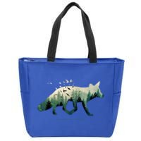 Preserve And Protect Vintage National Park Fox Forest Gift Great Gift Zip Tote Bag