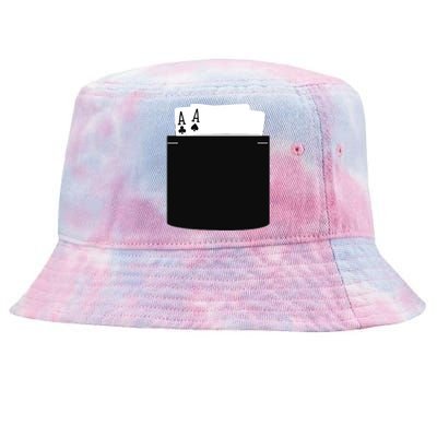 Pocket Aces Poker (Spades & Clubs) Tie-Dyed Bucket Hat