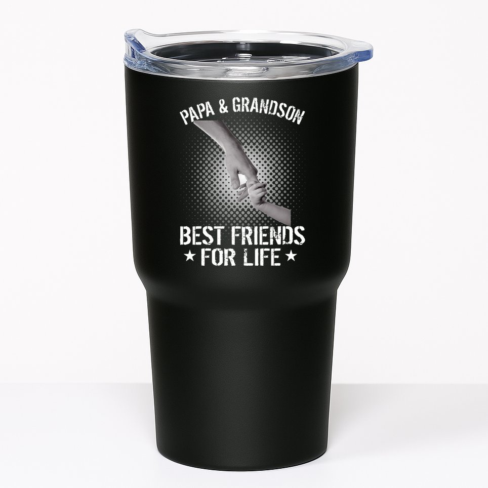 Papa And Grandson Best Friends For Life Tumbler