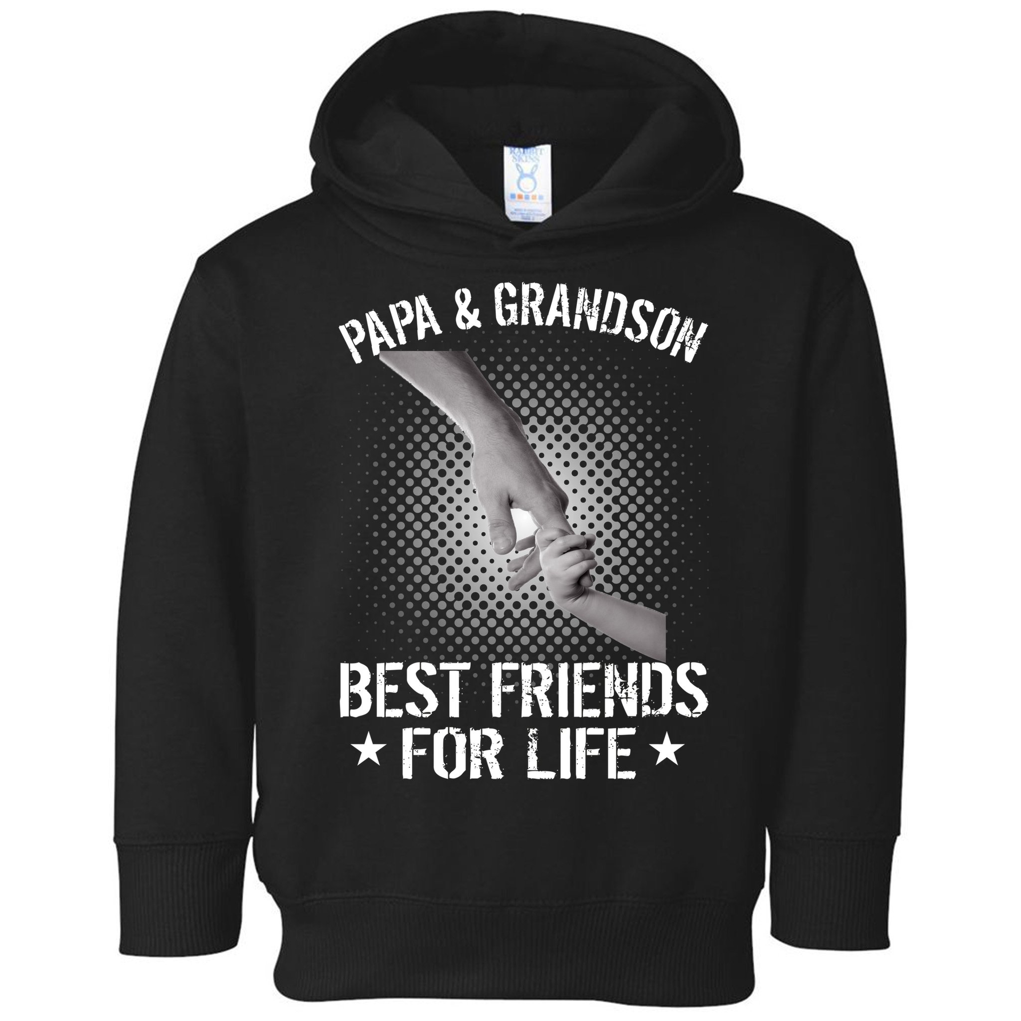 Papa And Grandson Best Friends For Life Toddler Hoodie
