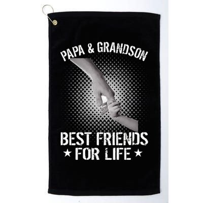 Papa And Grandson Best Friends For Life Golf Towel
