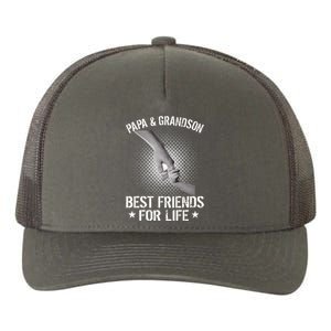 Papa And Grandson Best Friends For Life Yupoong Adult 5-Panel Trucker Hat