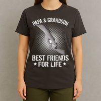 Papa And Grandson Best Friends For Life T-Shirt