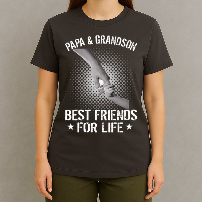 Papa And Grandson Best Friends For Life T-Shirt