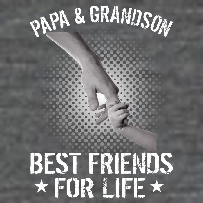 Papa And Grandson Best Friends For Life T-Shirt