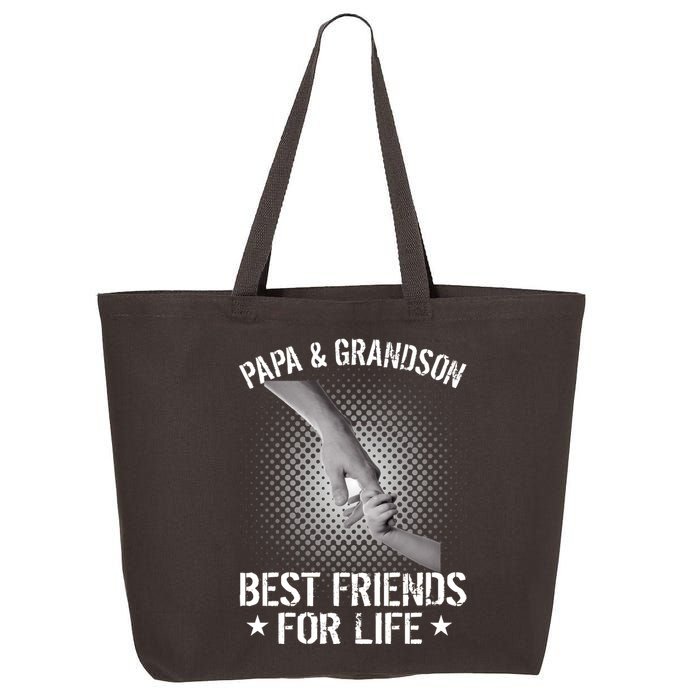 Papa And Grandson Best Friends For Life 25L Jumbo Tote