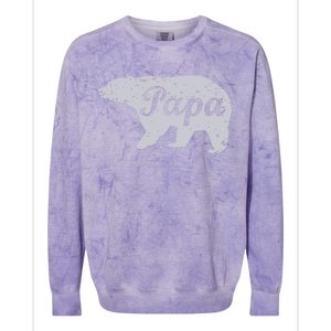 Papa Bear Colorblast Crewneck Sweatshirt