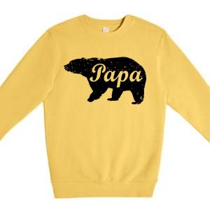 Papa Bear Premium Crewneck Sweatshirt