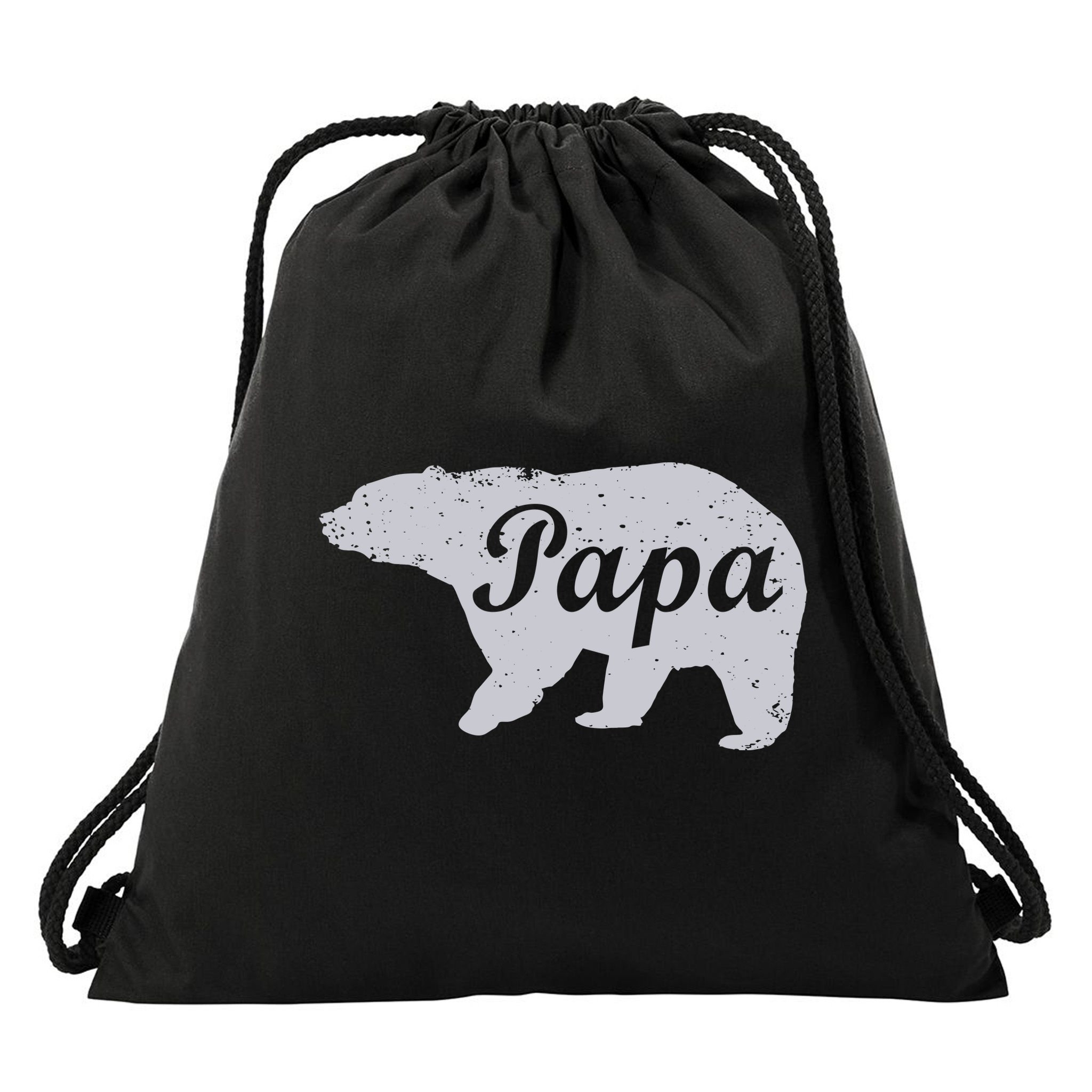 Papa Bear Drawstring Bag