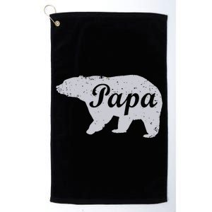 Papa Bear Platinum Collection Golf Towel