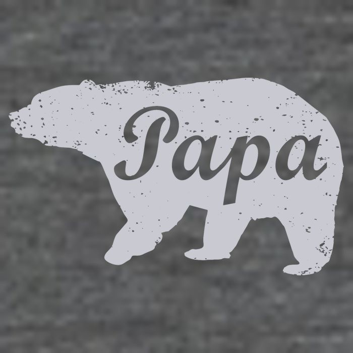 Papa Bear 7 Panel Mesh Trucker Snapback Hat