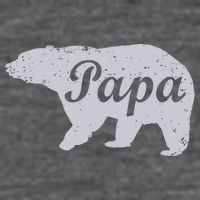 Papa Bear Flexfit Unipanel Trucker Cap