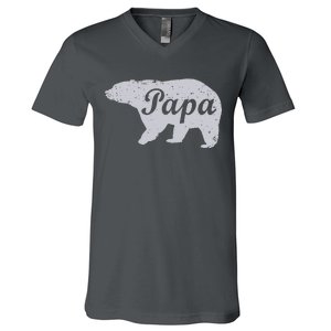 Papa Bear V-Neck T-Shirt