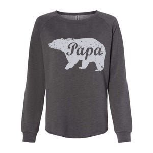 Papa Bear Womens California Wash Sweatshirt