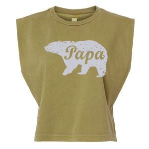 Papa Bear Garment-Dyed Women's Muscle Tee