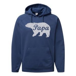 Papa Bear Performance Fleece Hoodie