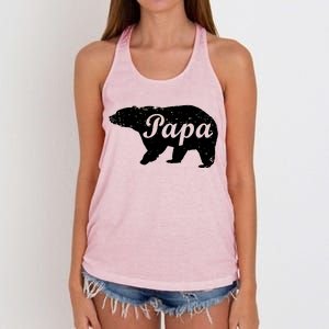 Papa Bear Women's Knotted Racerback Tank