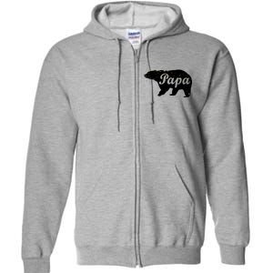 Papa Bear Full Zip Hoodie