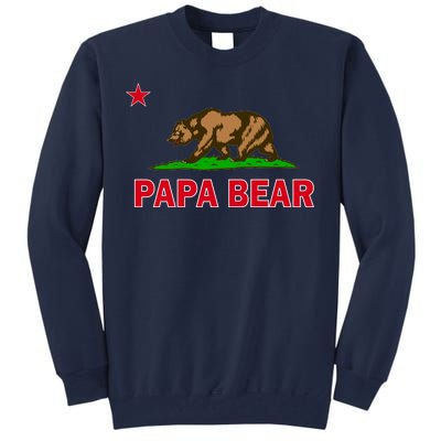 Papa Bear California Republic Tall Sweatshirt